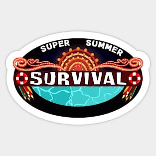 Super Summer Survival Sticker